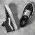 TÊNIS SKATE GROSSO MID BLACK WHITE EMO LEATHER - comprar online