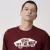 CAMISETA OTW CLASSIC SS BURGUNDY WHITE - SNK Store