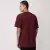 CAMISETA OTW CLASSIC SS BURGUNDY WHITE - loja online