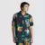 CAMISA KESSEL SS CROOKED FLORAL BLACK