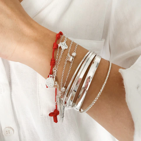Pulseira Terço São Bento Fio Vermelho
