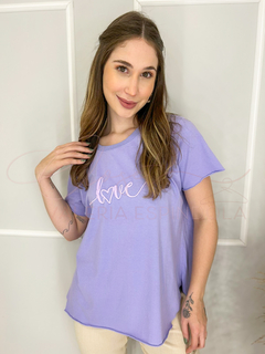 T-Shirt Corte à fio - Love