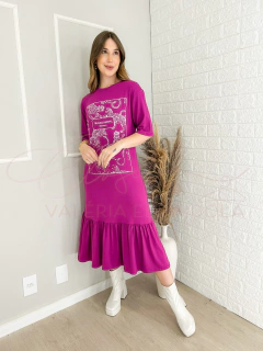 Vestido Midi Viscolycra Isis