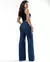 CALÇA JEANS WIDE LEG BÁSICA CINTURA ALTA - loja online