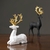 Conjunto de 2 Renas Douradas Decorativas - loja online
