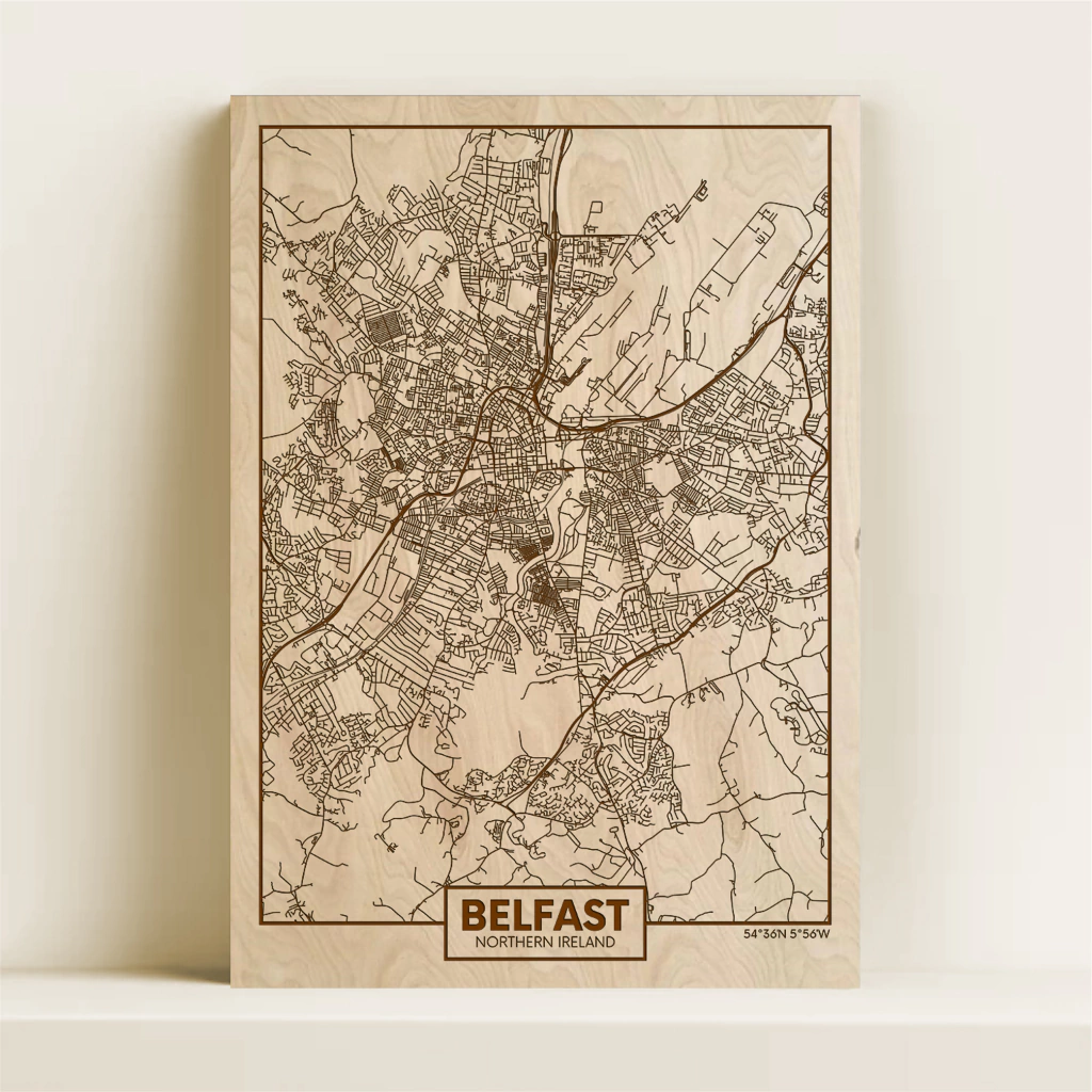 MAPA MULTILAMINADO GUATAMBU - BELFAST