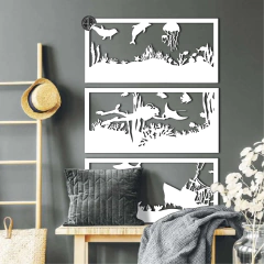 TRIPTICO OCEAN DEPTH - comprar online