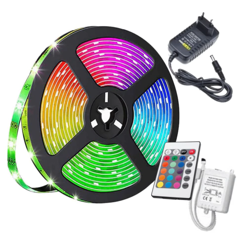 FITA RGB 5 METROS 16 CORES COM FONTE