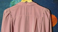 Camisa rosa de seda - esva