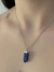 Pingente Ponta Quartzo Azul Prata 925 - Harmonia, Alivio de Tensões, Sabedoria - comprar online
