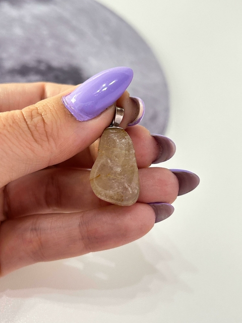 Pingente Quartzo Rutilado - Evolução, Cura do Passado, Medo, Manifestação