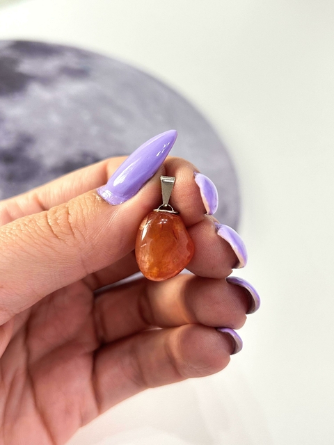 Pingente Cornalina - Ânimo, Procrastinação, Disposição