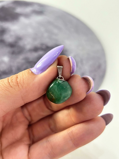 Pingente de Quartzo Verde - Saúde, Equilíbrio, Cura