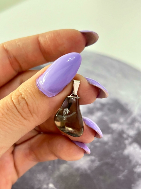 Pingente Quartzo Fumê - Superação, Desapego, Conexão a Realidade