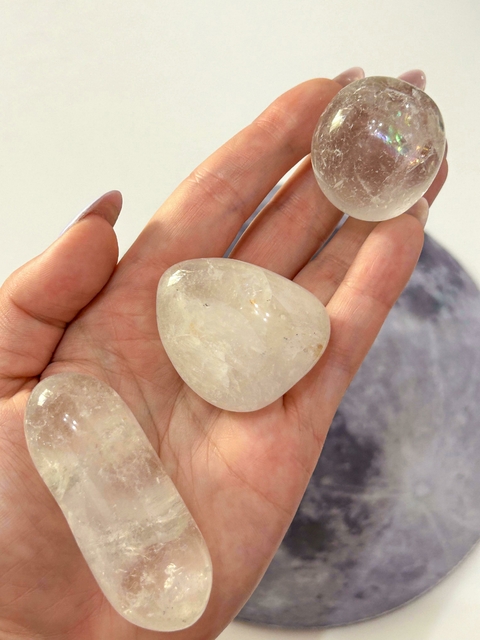 Quartzo Cristal Rolado M - Intensificador, Iluminação, Positividade, Purificação