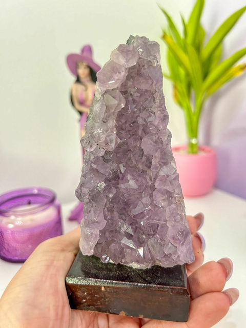 Drusa de Ametista 313g - Intuição, Conexão Espiritual, Calma - PEÇA ÚNICA