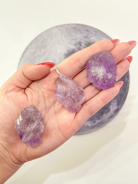 Ametista Bruta P - Intuição, Conexão Espiritual, Calma