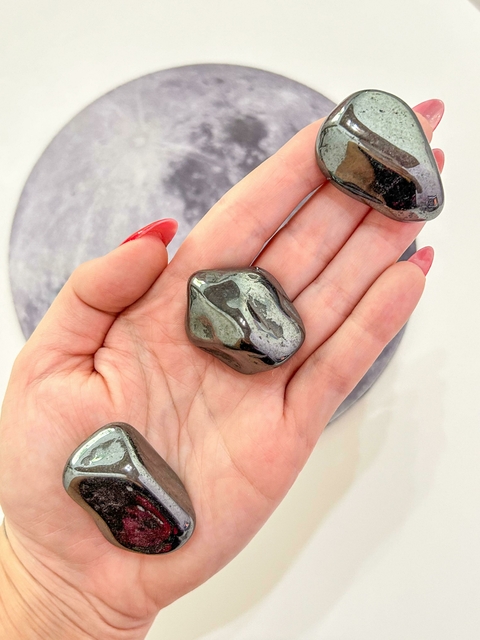 Hematita Rolada M - Proteção, Aterramento, Equilíbrio, Estabilidade