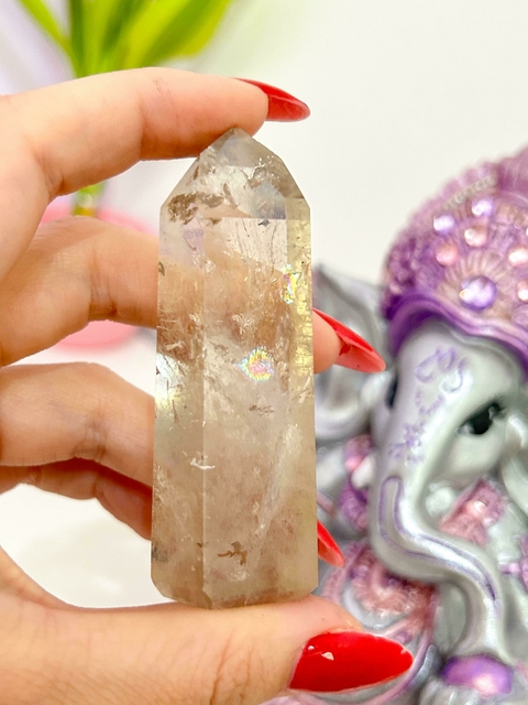 Ponta Quartzo Fumê - Superação, Desapego, Conexão a Realidade