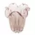VASO DE VIDRO FLAT ITALY ROSA CLARO - comprar online
