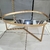 MESA DE CENTRO MODERNE DOURADA/ESPELHO GRANDE