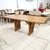CONJUNTO DE JANTAR RAIZ MOEDA TPO SLIM CINAMOMO CASTANHO/BAS CASTANHO 200 + 8 CADEIRAS TEXAS - comprar online