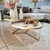 CONJUNTO MESA DE CENTRO MODERNE DOURADA/ESPELHO/QUARTZO - comprar online