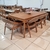 CONJUNTO DE JANTAR DAZZ NOCE + 8 CADEIRAS MEG CINAMOMO CASTANHO Y33 - comprar online