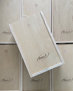CAJA DOS COMPARTIMENTOS PARA VINOS/COPAS - WISHBOX REGALOS