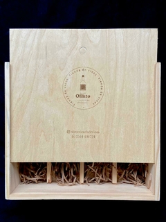 CAJA DE VINO CUATRO COMPARTIMENTOS - comprar online