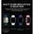 Smartwatch HW12 IWO Série 6 Relógio Inteligente 40mm Tela Pequena compatível com IOS\Android