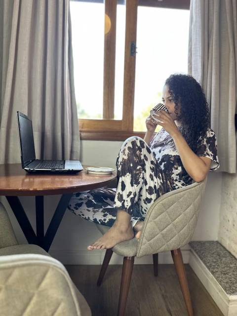 PIJAMA COWPRINT CALÇA + CAMISETA MC