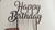 TOPO DE BOLO HAPPY BIRTHDAY PADRÃO - comprar online