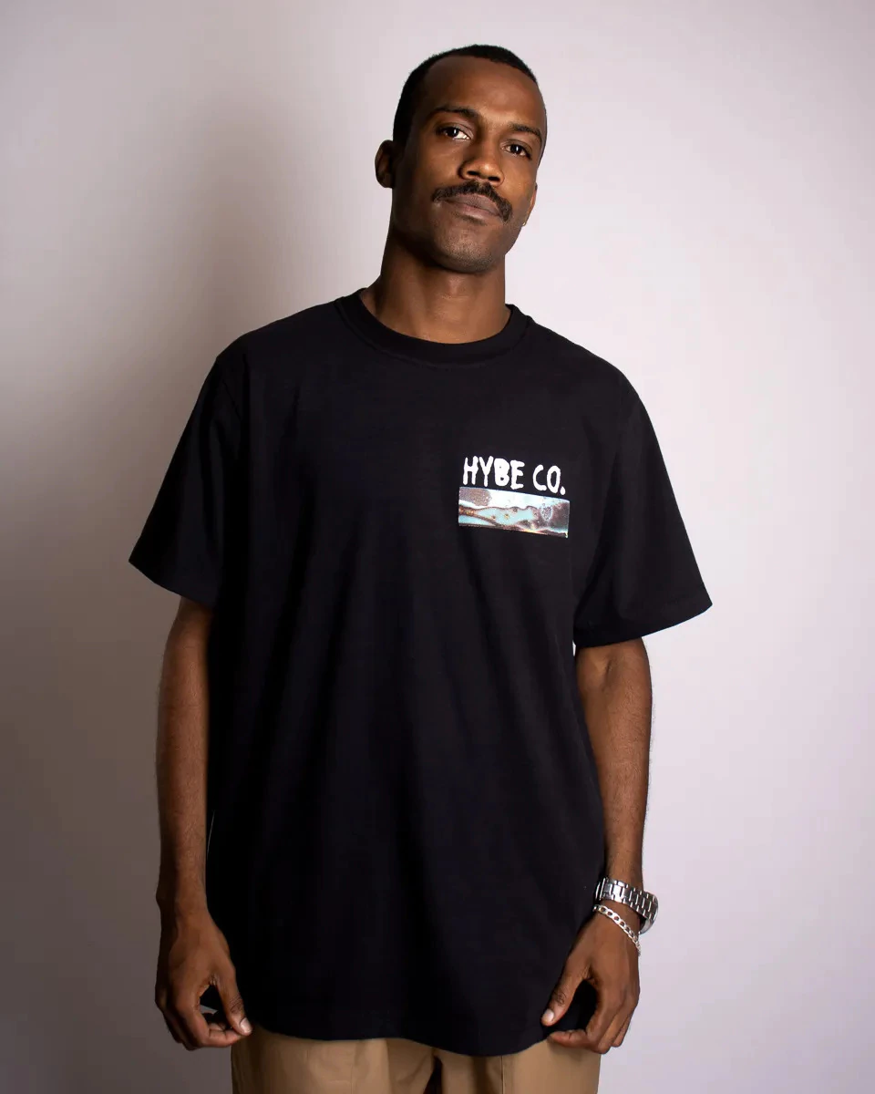 Camiseta Hybe Vision Rustic - Preta