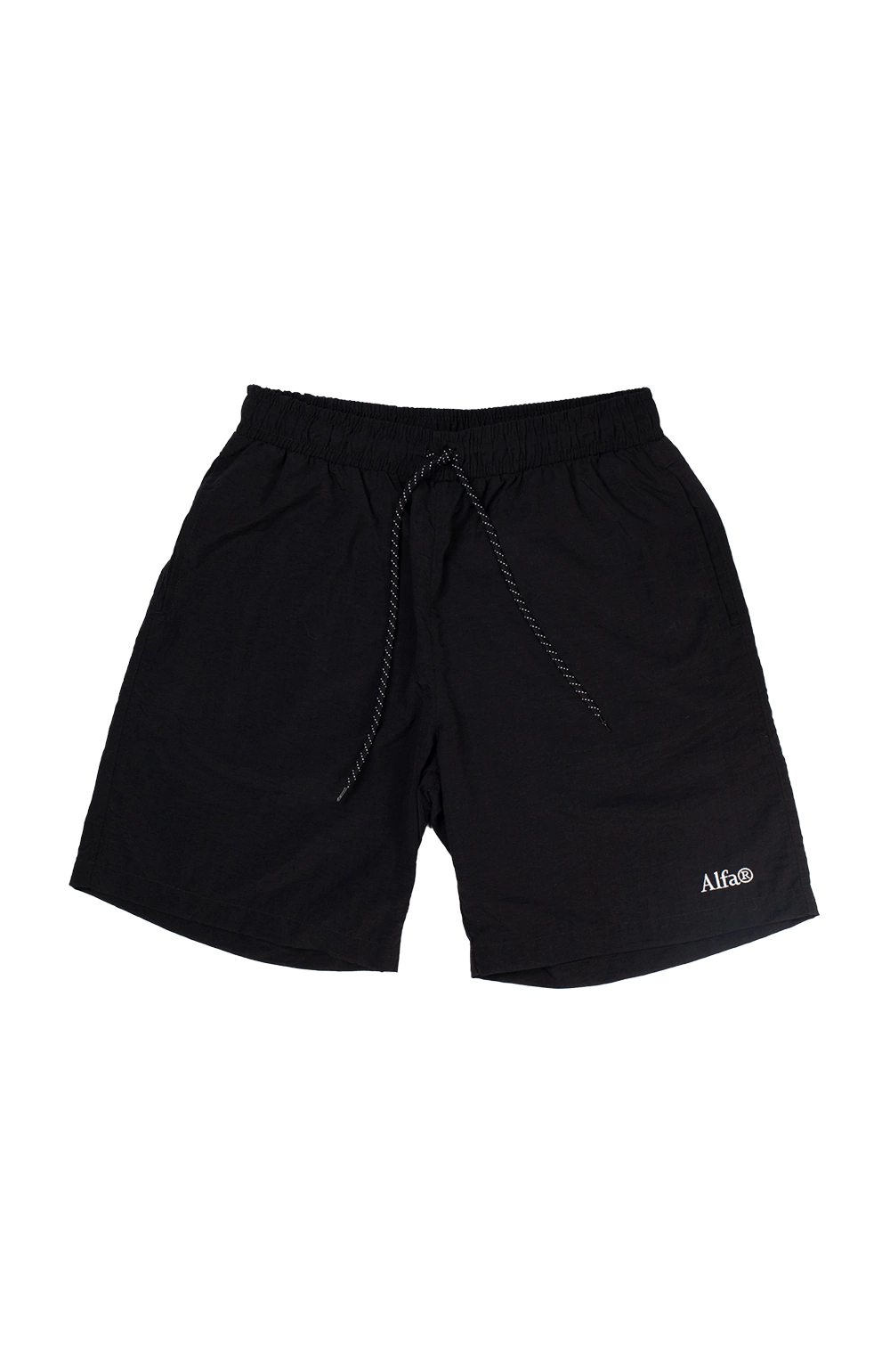 Short Alfa Skate Forrado Com Bordado - Preto