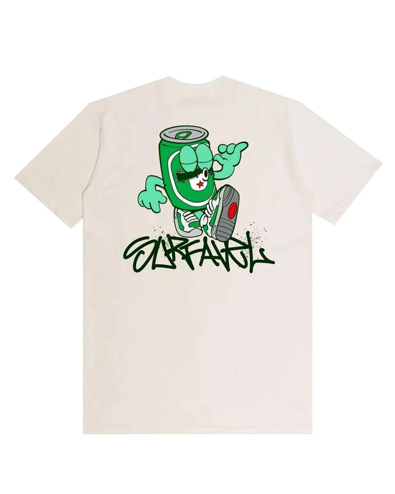 Camiseta Surfavel Beer Can - Off White