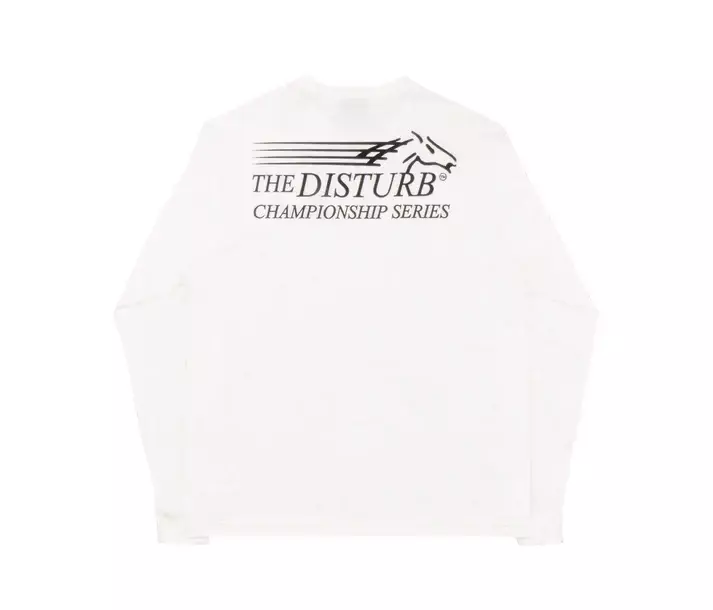 Camiseta Manga Longa Disturb Championship Series - Off-white