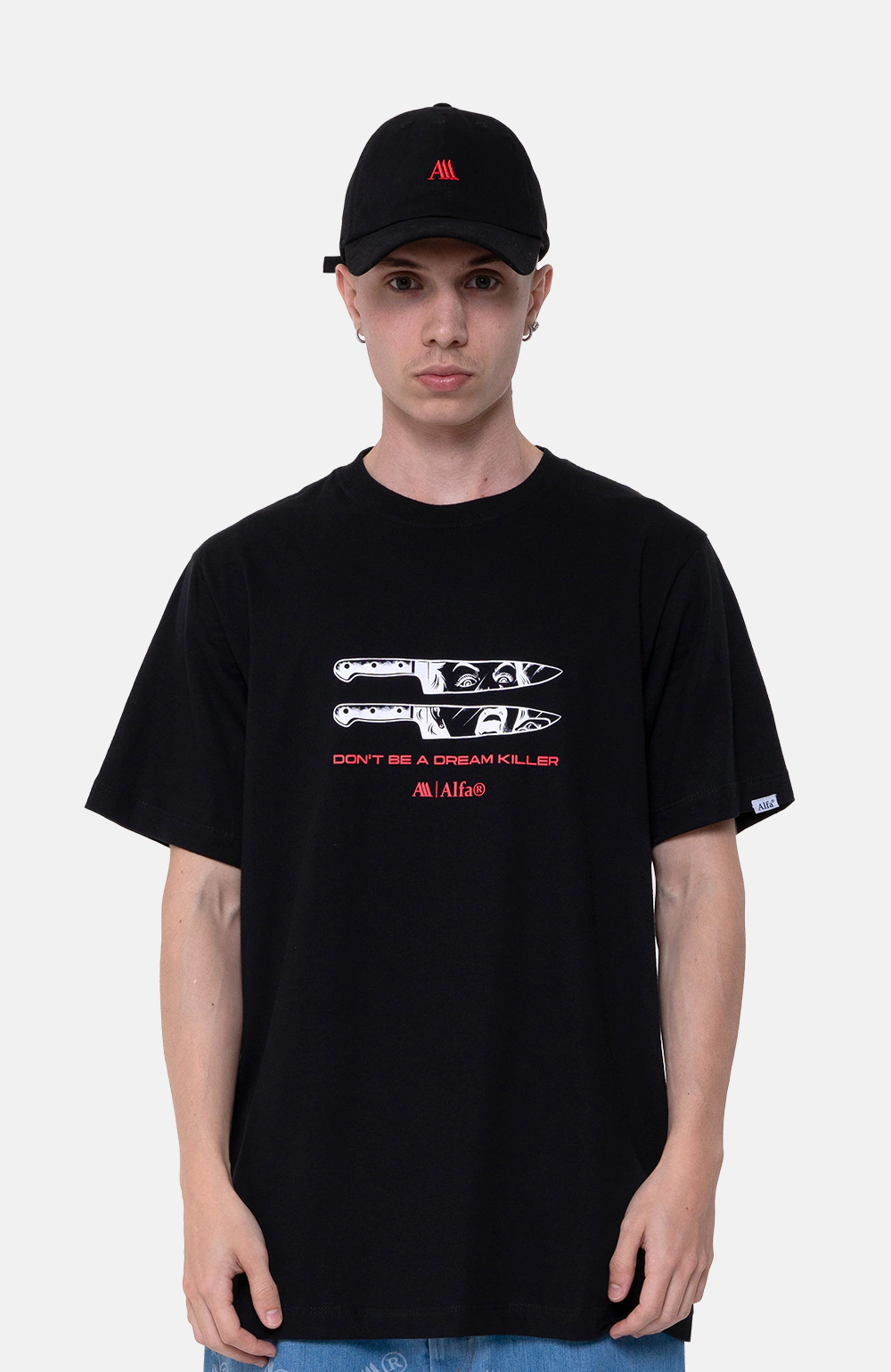 Camiseta Alfa Skate Killer - Preta