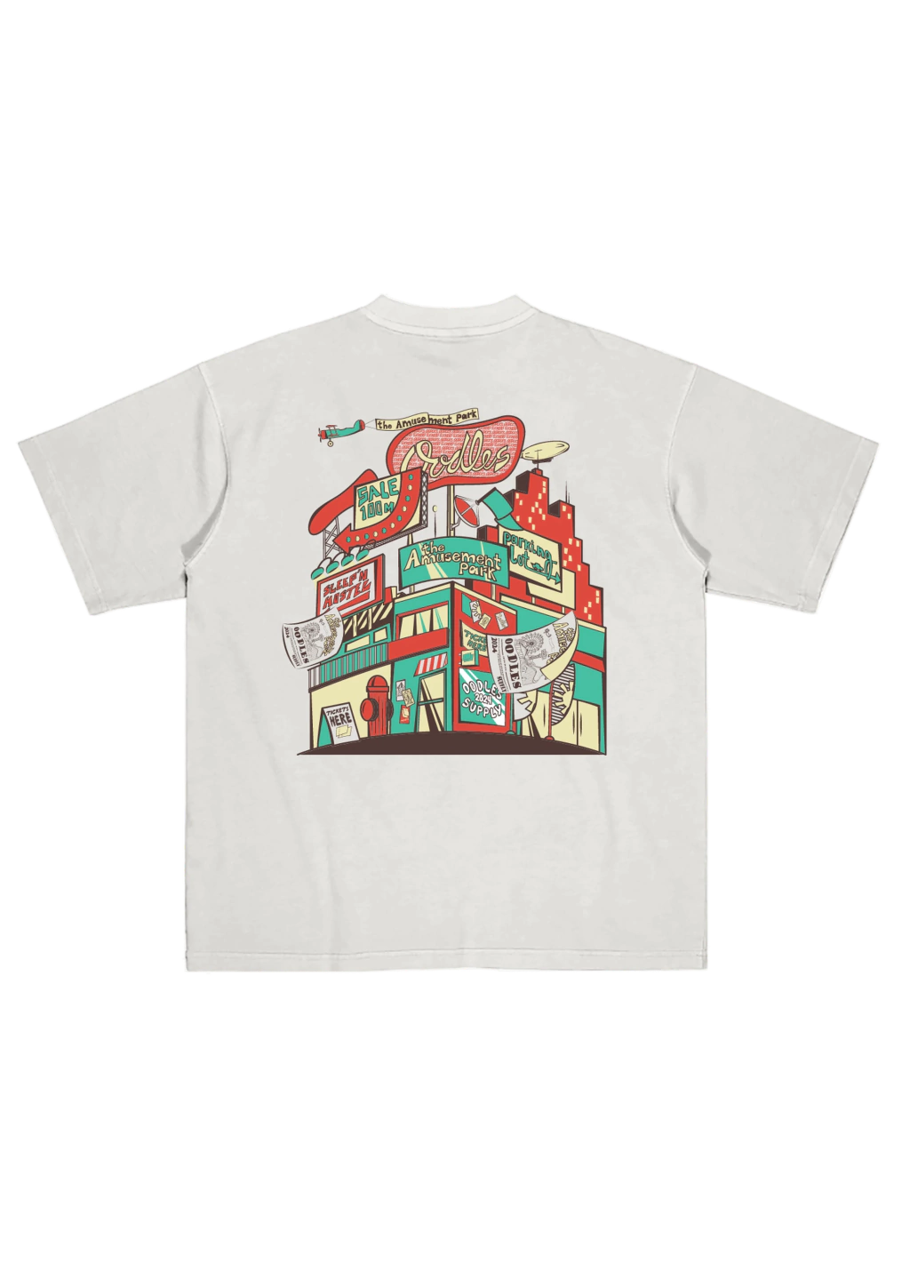 Camiseta Oodles Outdoor - Off White