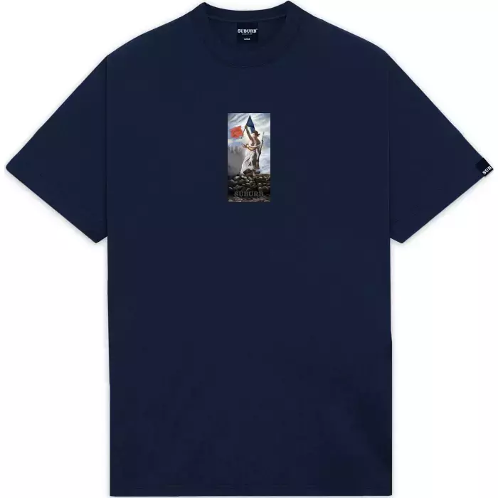 CAMISETA SUBURB LA LIBERTE - Azul marinho
