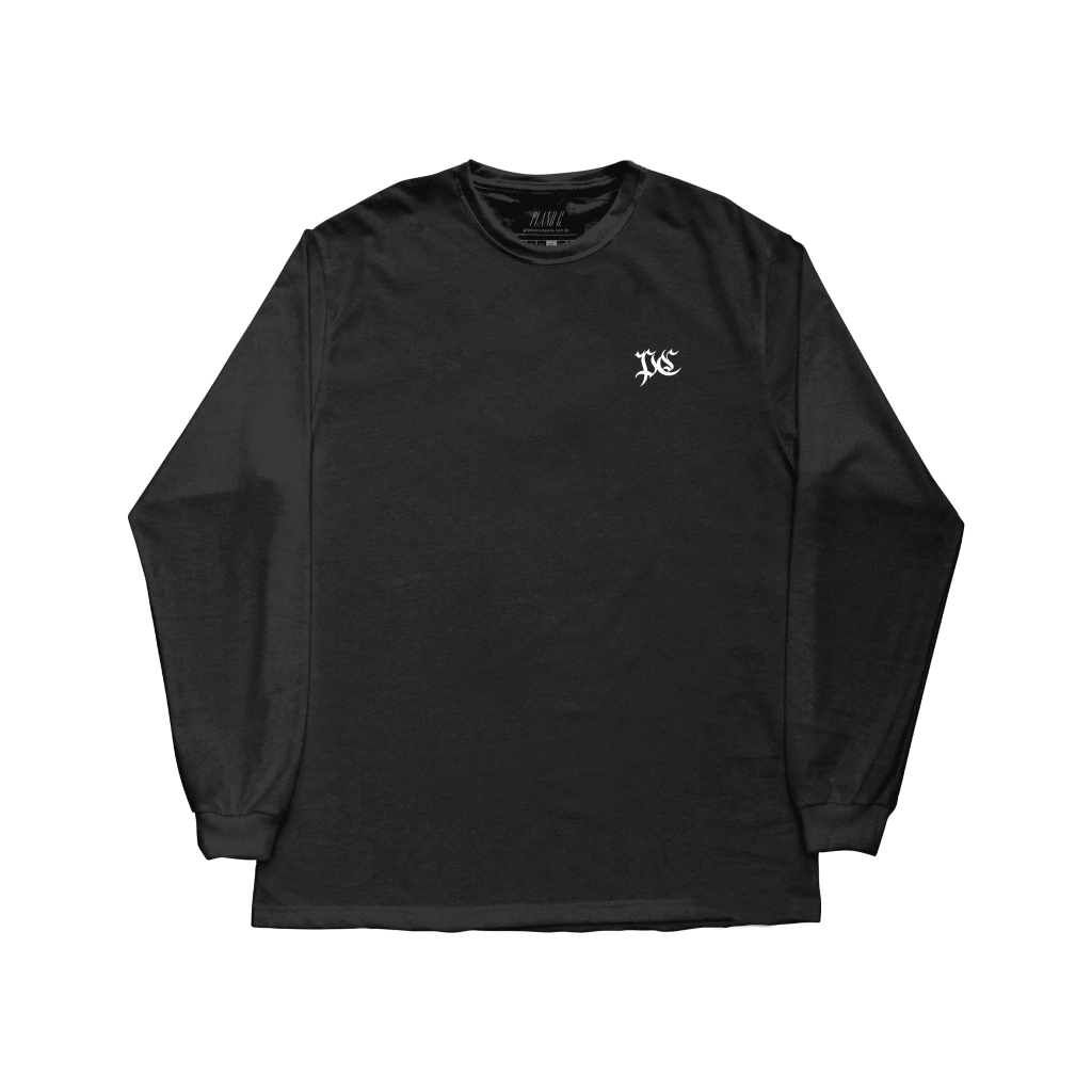 Long Sleeve Plano C PC - Preto