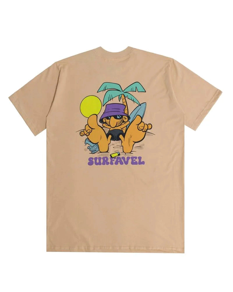 Camiseta Surfavel Nice Vacation - Bege