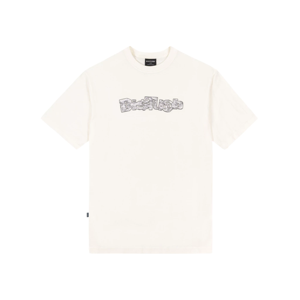 Camiseta Disturb Snow Camo - Off-White
