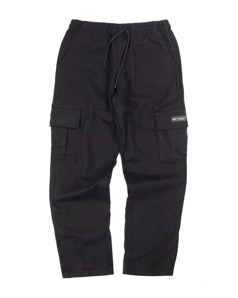 Calça Cargo Sarja Reta Good Times - Preta