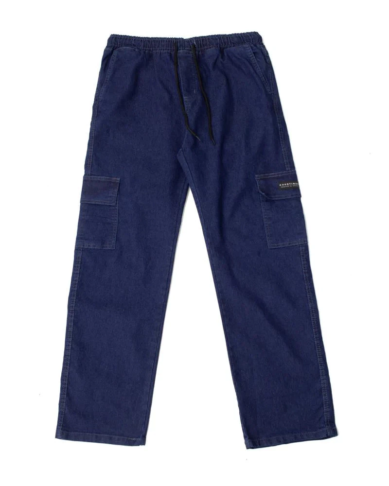 Calça Cargo Jeans Good Times - Azul Escuro