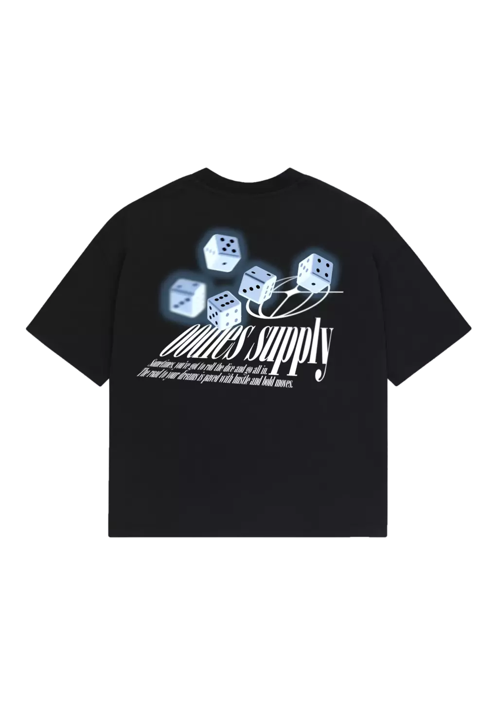 Camiseta Oodles Dice - Preta