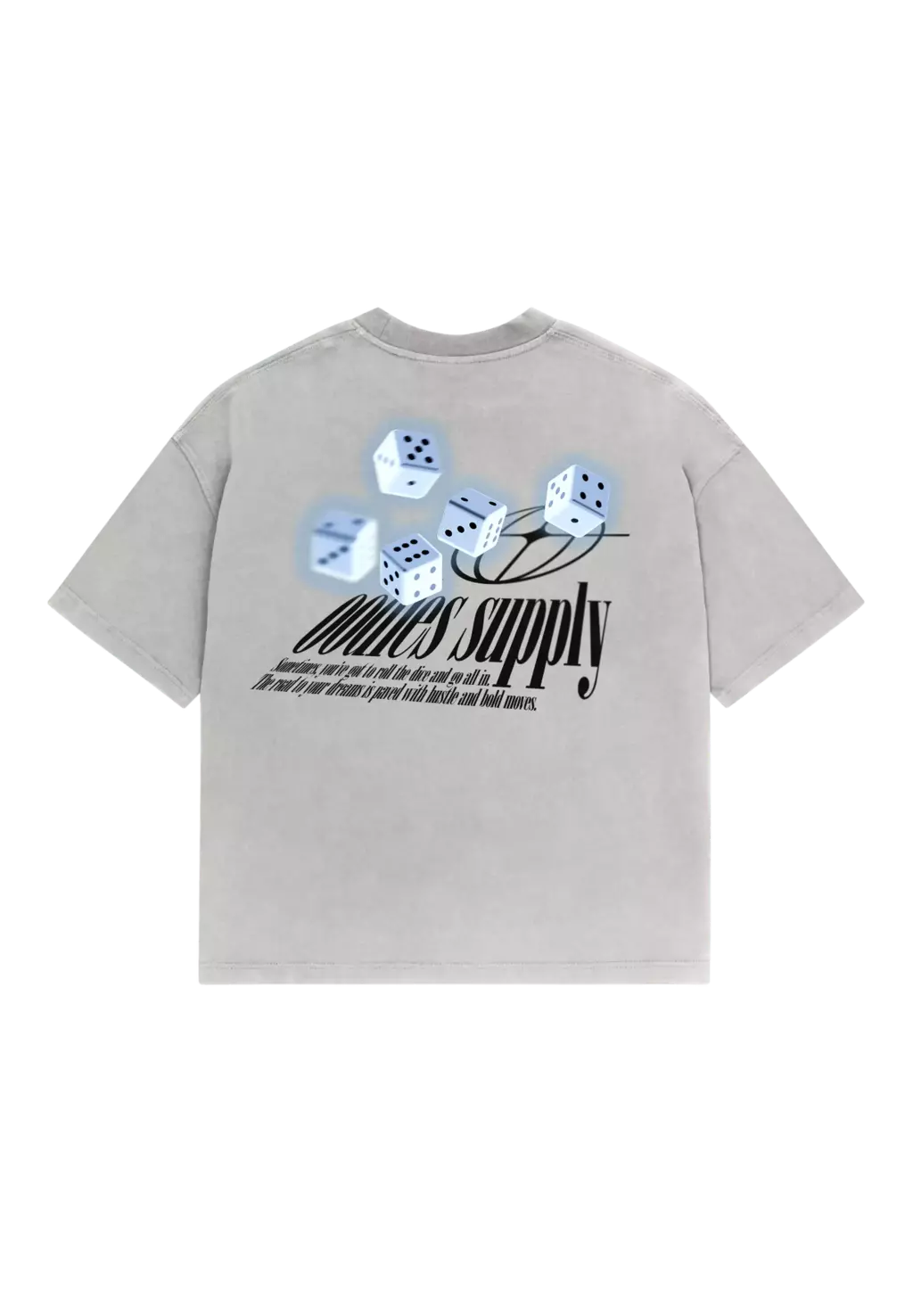 Camiseta Oodles Dice - Off-White