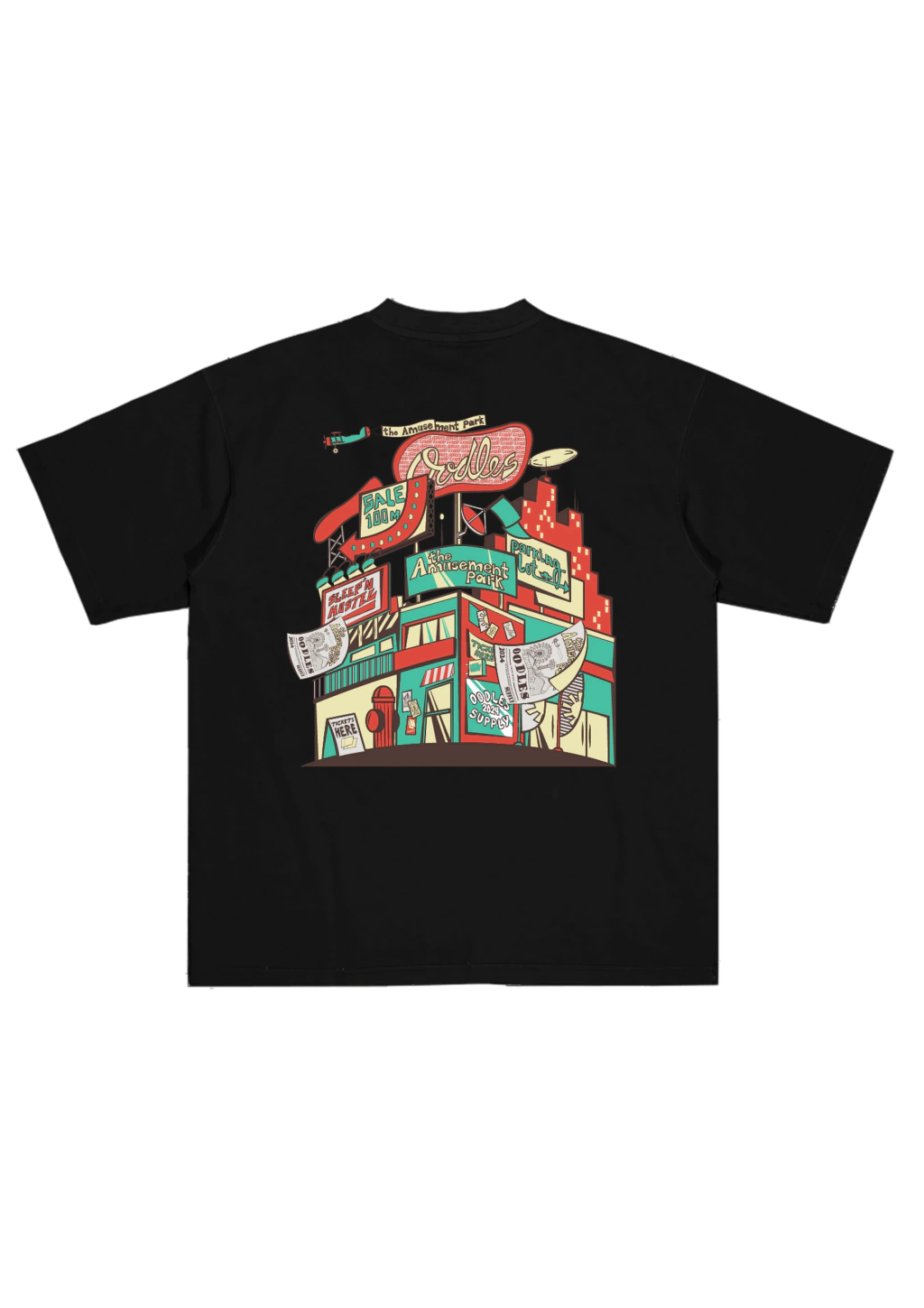 Camiseta Oodles Outdoor - Preta