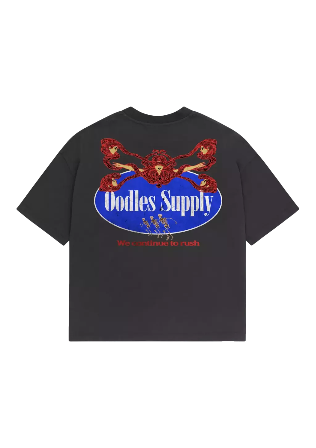 Camiseta Oodles Jellyfish - Cinza