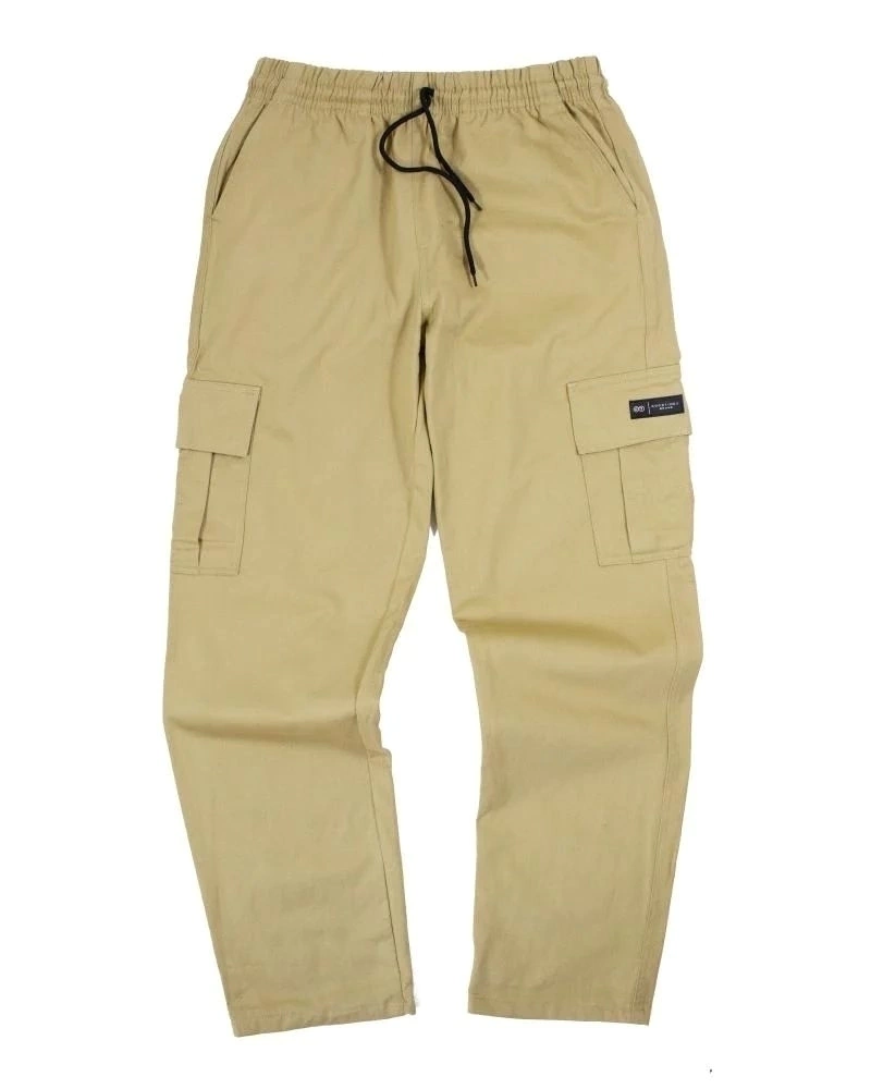 Calça Sarja Cargo Reta Good Times - Bege